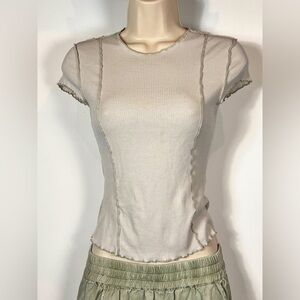 WEEKDAY Seamed Knit Top